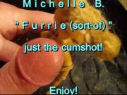 Preview 2 of BBB PREVIEW(CUM ONLY) HALLOWEEN 2019: MICHELLE B "FURRY" WMV with SloMo