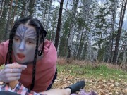 Preview 2 of Cute Alien from Area 51 like dick (Avatar Cosplay) - MaryVincXXX