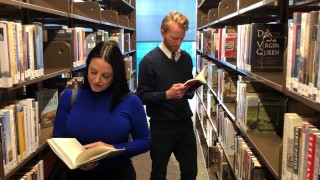 Angela White and I Read Quietly in a Library