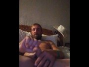 Preview 3 of Sexy man in bed with his great cock