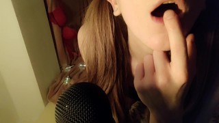 I cum for you ASMR Girlfriend roleplay