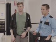 Preview 3 of Airport Security Michael DelRay take Jack hunter for a private examination