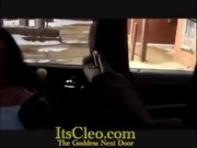 Preview 5 of Cleo masturbating with the car wash vacuum
