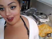 Preview 3 of Cheating Brother In Law Fucks Sexy Thick BBW At Dinner Party!