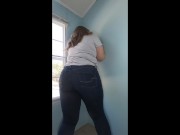 Preview 4 of PAWG Ass Jiggle in Jeans