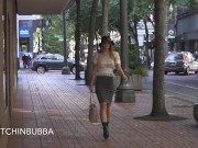 Preview 2 of braless girl on the street