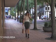 Preview 3 of braless girl on the street