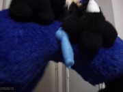 Preview 3 of Lucario Filling up ANOTHER CONDOM, then Removes the Condom and Cums AGAIN!