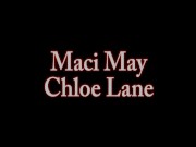 Preview 1 of POVMania - Chloe Lane & Maci May Milk A Cock & Share Cum!