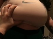 Preview 2 of HUGE G CUP TITTY DROP SLOW-MO