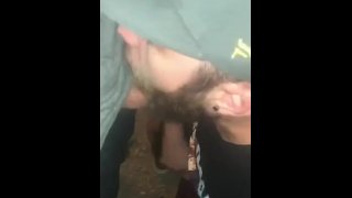 Sexy Country guy gets swallowed and pulsing cock shoots huge load in mouth