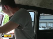 Preview 3 of BANGBROS - Asian Pornstar Asa Akira Riding Cock On The Bang Bus!