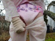 Preview 6 of Outdoors Diaper Wetting with Transparent Rain Wear
