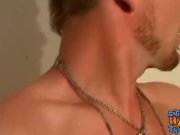 Preview 1 of Two straight buddies stroking their cocks until cumming