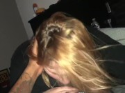 Preview 2 of Cute white girl giving head