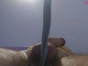 Preview 6 of Close up Handjob while Squeezing Big Balls