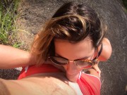 Preview 6 of Outdoor Public Sex with Hot Fitness Girl in the Jungle - Perfect Ass POV