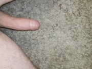 Preview 3 of pissing the carpet and cum afterwards
