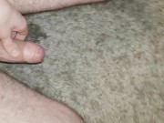 Preview 6 of pissing the carpet and cum afterwards