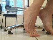 Preview 2 of Seductive feet with long toes and natural nails - OlgaNovem