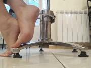 Preview 5 of Seductive feet with long toes and natural nails - OlgaNovem