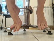 Preview 6 of Seductive feet with long toes and natural nails - OlgaNovem