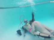 Preview 5 of Jason and Monica fucking hard underwater