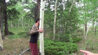 Biggus Dickus - Hung Stud Ethan Ever Takes Naked Hike - Colorado Mountains