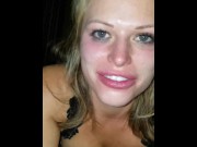 Preview 1 of BABE SUCKS BOYFRIENDS CUM FROM HER BEST FRIENDS PUSSY