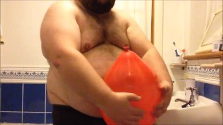 belly balloon poppin