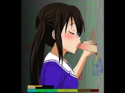 Preview 1 of Glory Hole Hentai RPG BY kajio part 1 - Sucking some dicks for money
