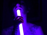 Preview 3 of STAR WARS Geek fucks with Master's LIGHTSABER