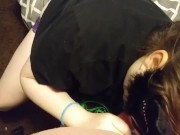 Preview 6 of Shy Redhead gf (bj Slut), giving me my daily head