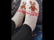 Preview 6 of Socks and Feet Tease on The Train