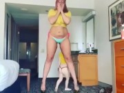 Preview 2 of Tall Goddess Gia and Tiny Texie (Original Video)