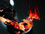 Preview 3 of skyrim Female monster Flame Atronach porn 2