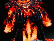 Preview 6 of skyrim Female monster Flame Atronach porn 2