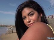 Preview 1 of Public Agent A Blind date for Latina with huge natural boobs