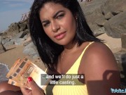 Preview 3 of Public Agent A Blind date for Latina with huge natural boobs