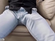 Preview 3 of Cumming in my jeans (moaning)