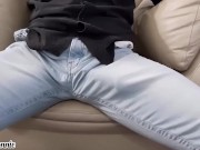 Preview 6 of Cumming in my jeans (moaning)