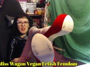 Preview 6 of Miss Wagon Vegan Ass Domination - Give me the Cash! Stockings and panties