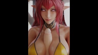 Daemon Girl Titfuck Animation 3D