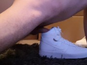 Preview 4 of 4K - Fuck and cum hard inside Nike Airforce 1 Sneaker