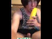 Preview 5 of Sissy Fuckkking Vegetables