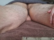 Preview 4 of British hairy twink receives first erotic massage with happy ending
