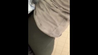 White Boy Assjob - In leggings 