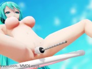 Preview 4 of MMD R18ミクがマジックハンドで露出オナニー3D Hentai