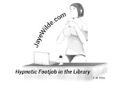 Preview 2 of Hypnotic Footjob in the Library