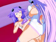 Preview 1 of Hyperdimension Neptunia - Futanari Purple Heart Creampies Purple Sister